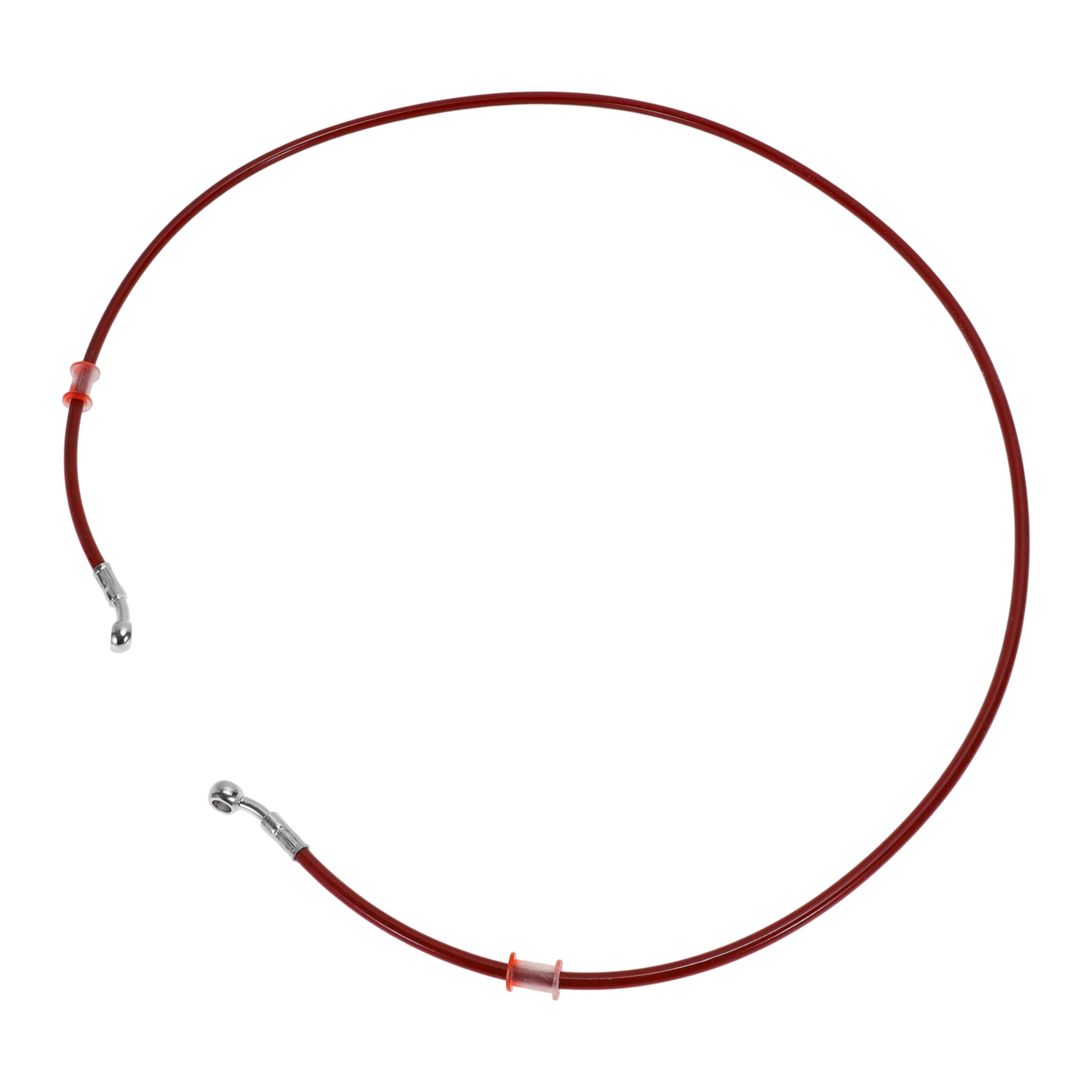 Braided Line - UXCELL สายยางเบรกคลัตช์มอเตอร์ไซค์ 150 ซม. สีแดง