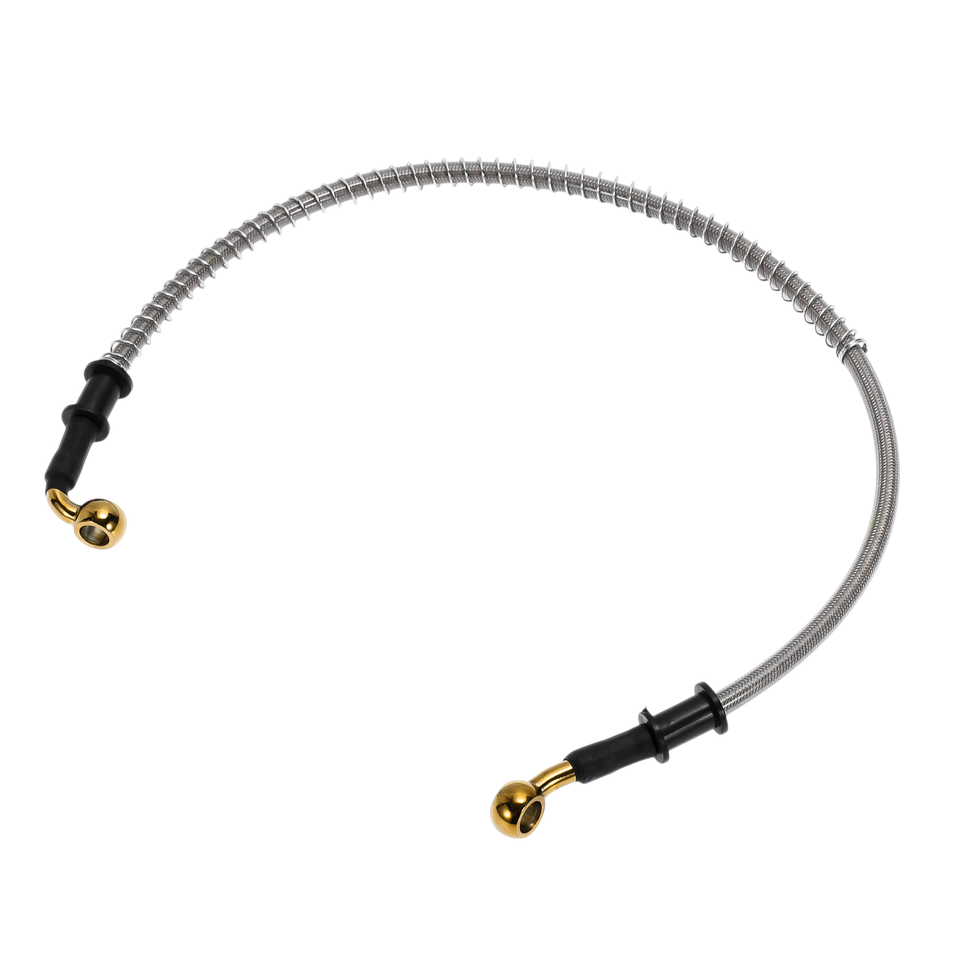 Braided Line - ยูเอ็กซ์เซลล์สายยางน้ำมันเบรกคลัตช์มอเตอร์ไซค์ 60 ซม. สีเงิน 1 ชิ้น