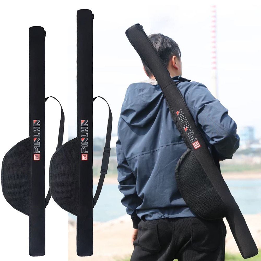 Fishing Line Spooler - กระเป๋าใส่คันเบ็ดแบบพกพาใหม่ พร้อมสายสะพายไหล่ ขนาด 118/128 ซม. กระเป๋าใส่คันเบ็ดแบบพับได้