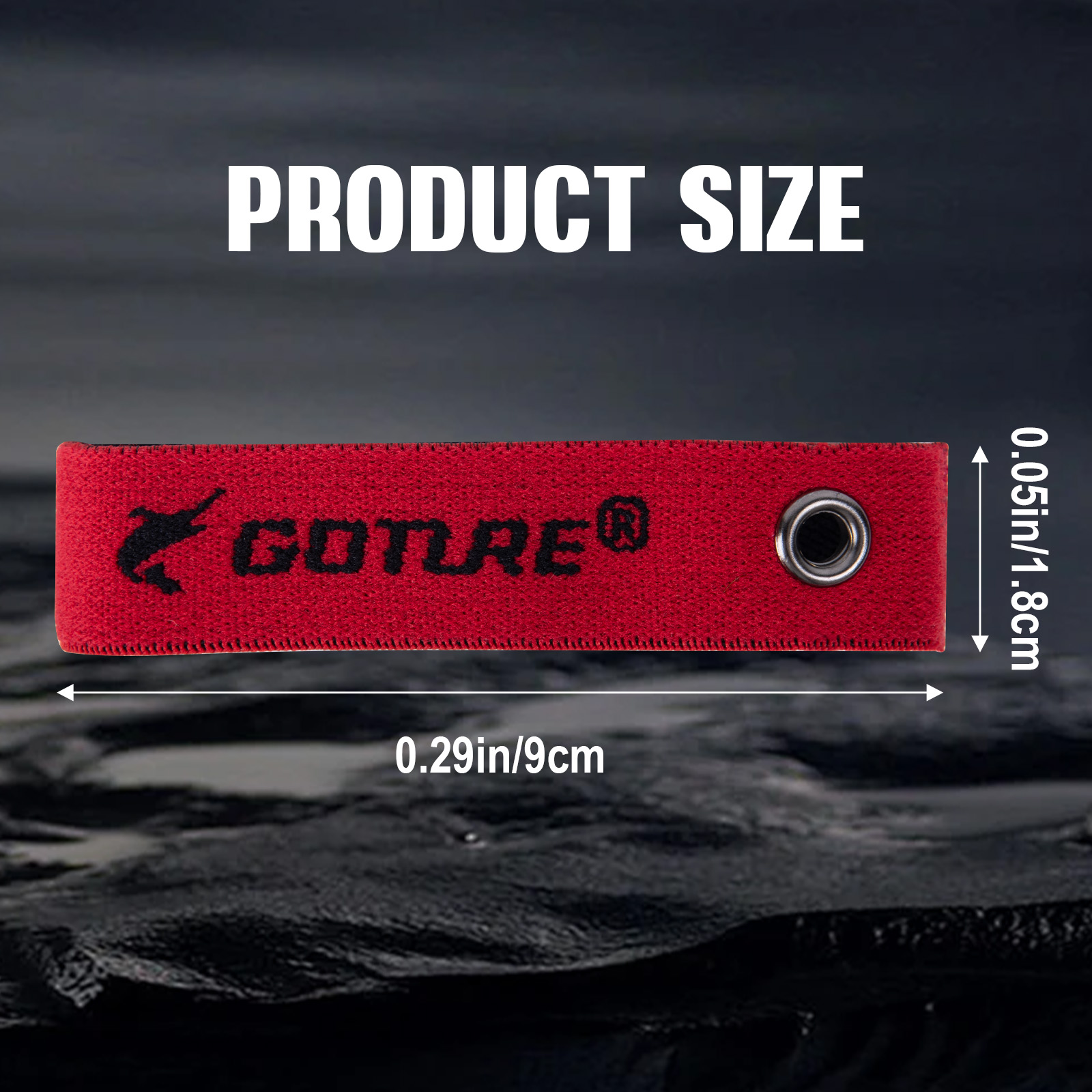 Monofilament Line - สายรัดสายเอ็นตกปลา Goture สายรัดยืดหยุ่นสูง เหมาะสำหรับทุกม้วนสายเอ็น พร้อมห่วงร้อยสาย สำหรับการจ่ายสายเอ็นอย่างรวดเร็ว