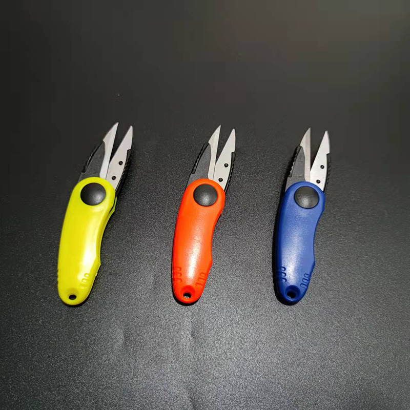 Fishing Line Cutter - สแตนเลสสตีลปลาใช้กรรไกรอุปกรณ์เสริมตกปลาสายตัด Clipper กรรไกรตกปลา Tackle B379