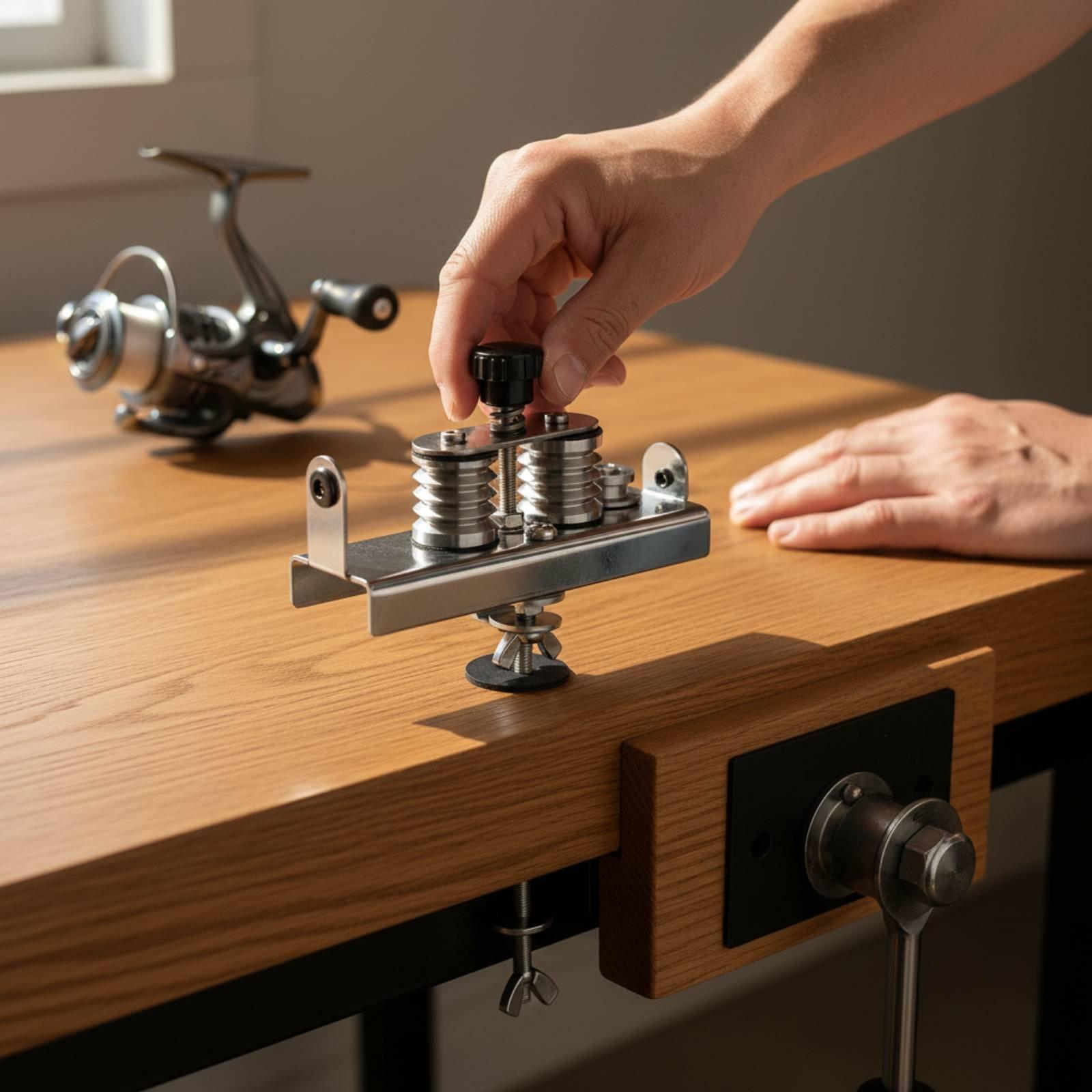 เครื่องม้วนสายตกปลาพร้อมปุ่มคว - Fishing Line Spooler บทวิจารณ์และราคา