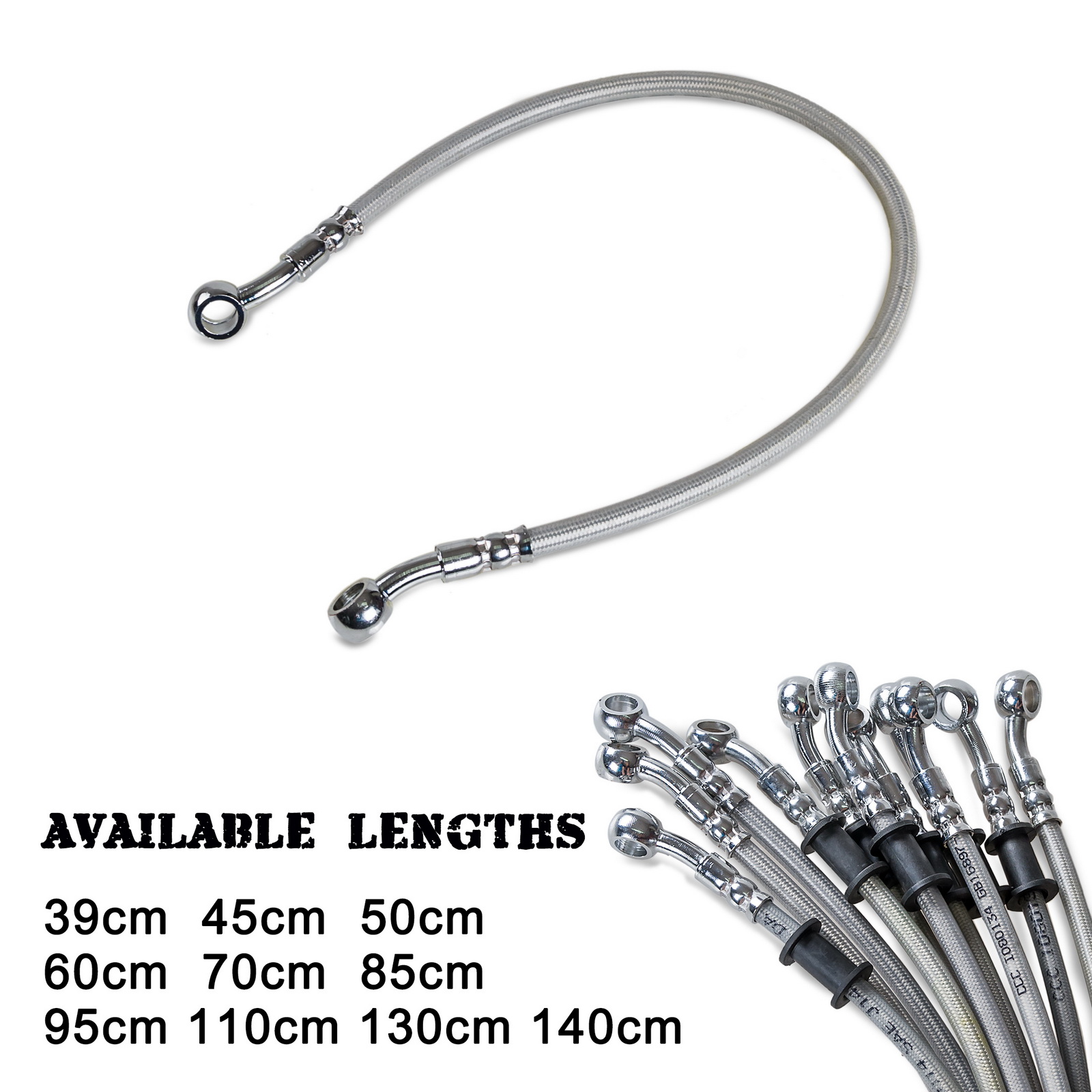 39 ซม.-140 ซม. สายเบรคมอเตอร์ไ - Braided Line บทวิจารณ์และราคา