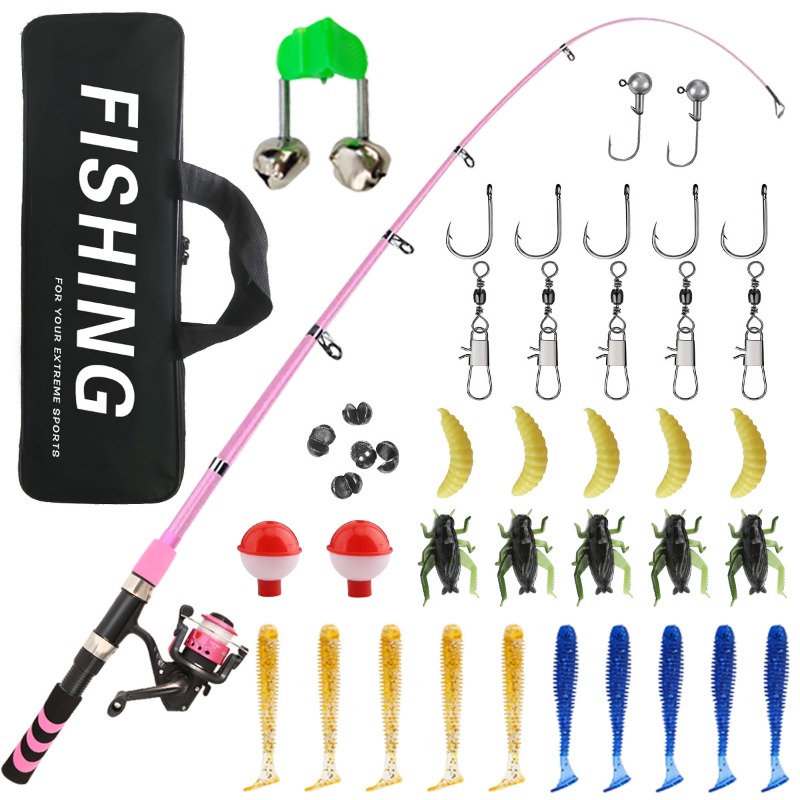ชุดคันเบ็ดตกปลาสำหรับเด็กและผู - Freshwater Line บทวิจารณ์และราคา