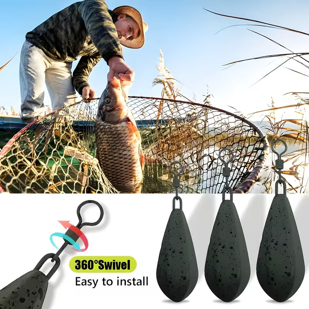 ตะกั่วตกปลาแบบหนัก 4 ชิ้น พร้อ - Saltwater Line บทวิจารณ์และราคา