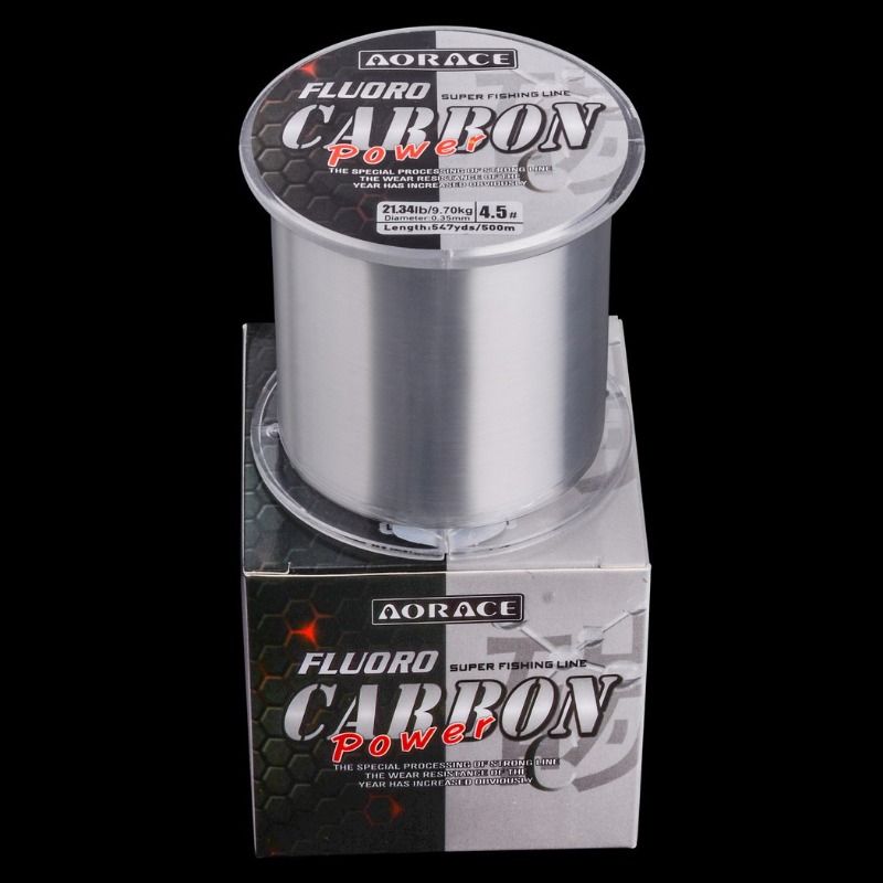 สายตกปลาฟลูออโรคาร์บอน 500 เมต - Fluorocarbon Line บทวิจารณ์และราคา