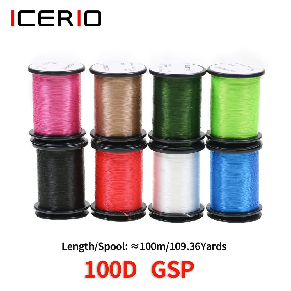 ICERIO 2PCS 100D GSP Fly Tying - Ice Fishing Line บทวิจารณ์และราคา