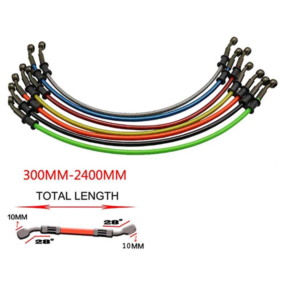 สายเบรกไฮดรอลิกเสริมแรงด้วยเหล - Braided Line บทวิจารณ์และราคา