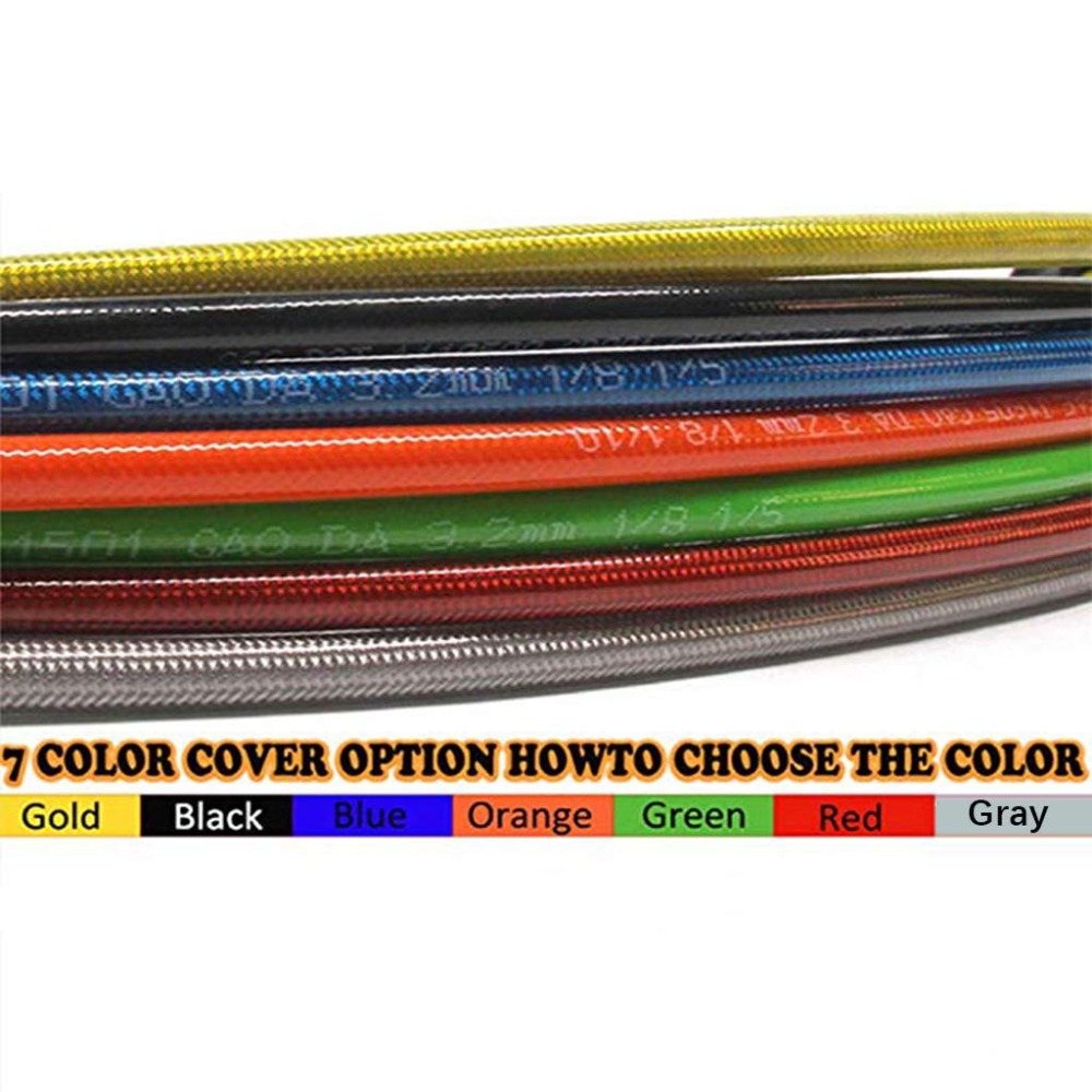สายเบรกไฮดรอลิกเสริมแรงด้วยเหล - Braided Line บทวิจารณ์และราคา