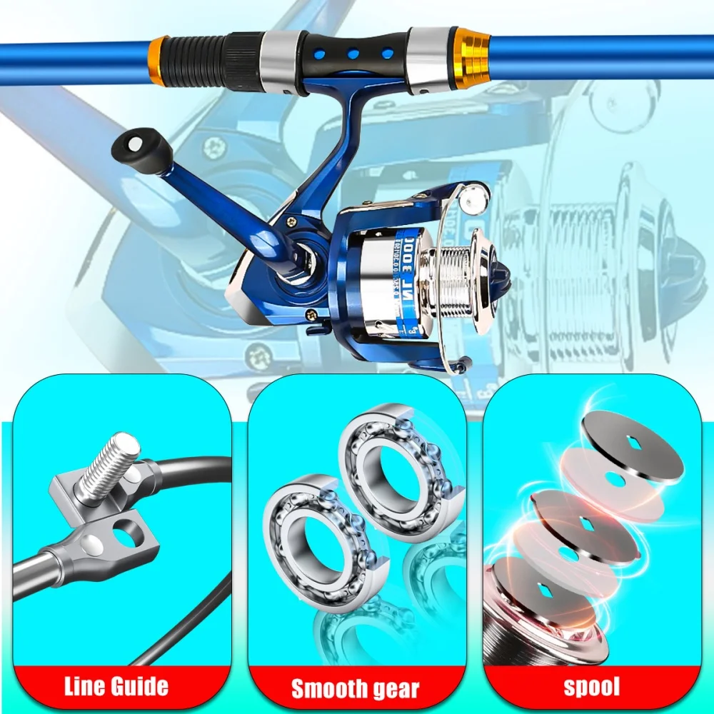 2.1-3.6M Telescopic Glass Fibe - Freshwater Line บทวิจารณ์และราคา