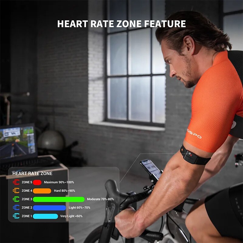 COOSPO HW9 Armband Heart Rate  - Ice Fishing Line บทวิจารณ์และราคา