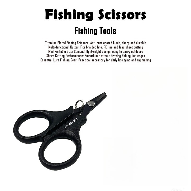 กรรไกรตกปลาเคลือบไทเทเนียม 1 ช - Fishing Line Cutter บทวิจารณ์และราคา